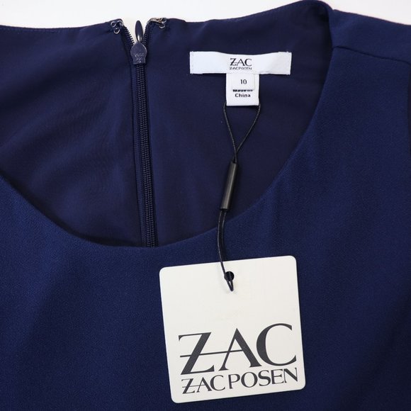 NWT ZAC Zac Posen Janice Ruffle Evening Gown 10 - Picture 6 of 8